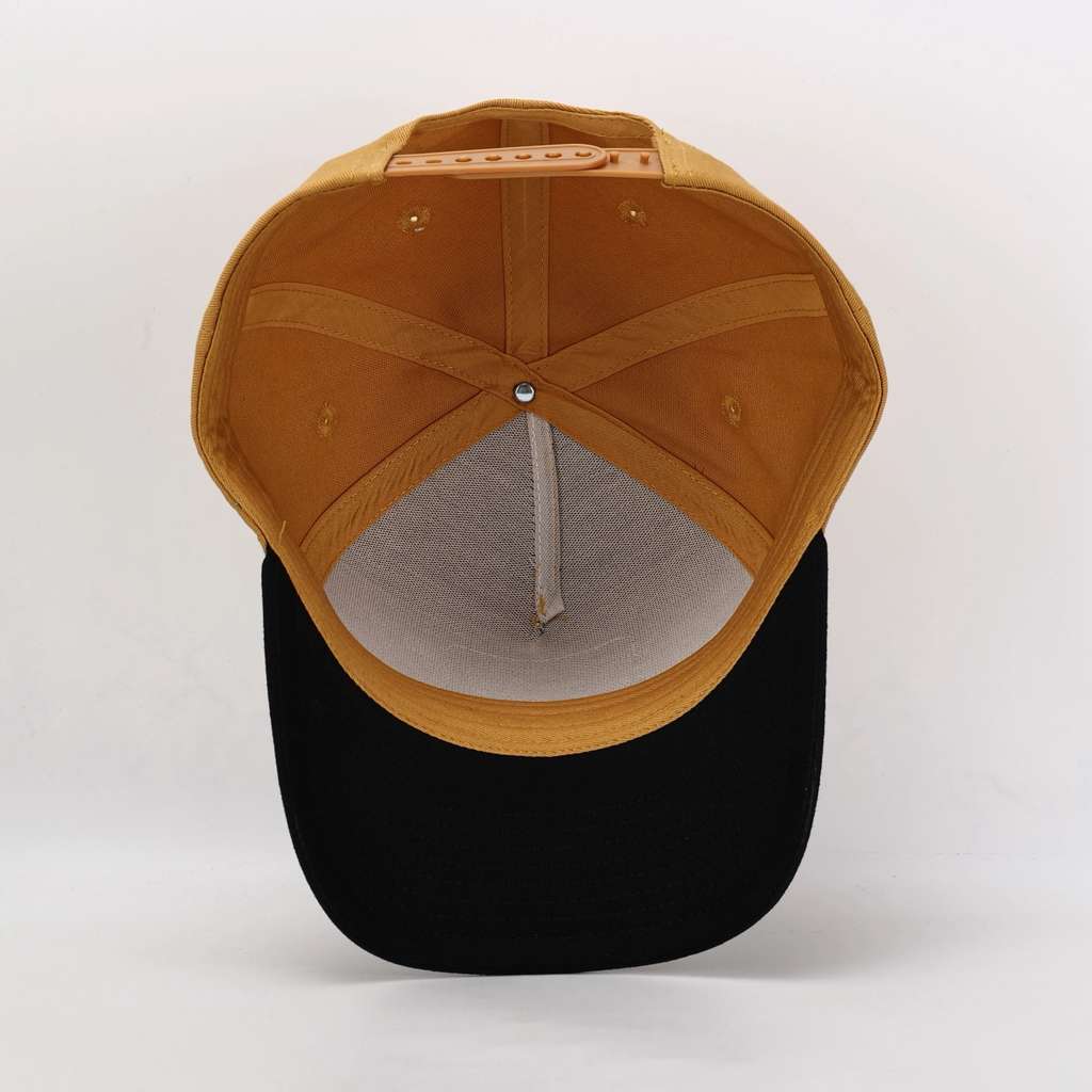 The Buck Patch Cap — Tan / Black Brim