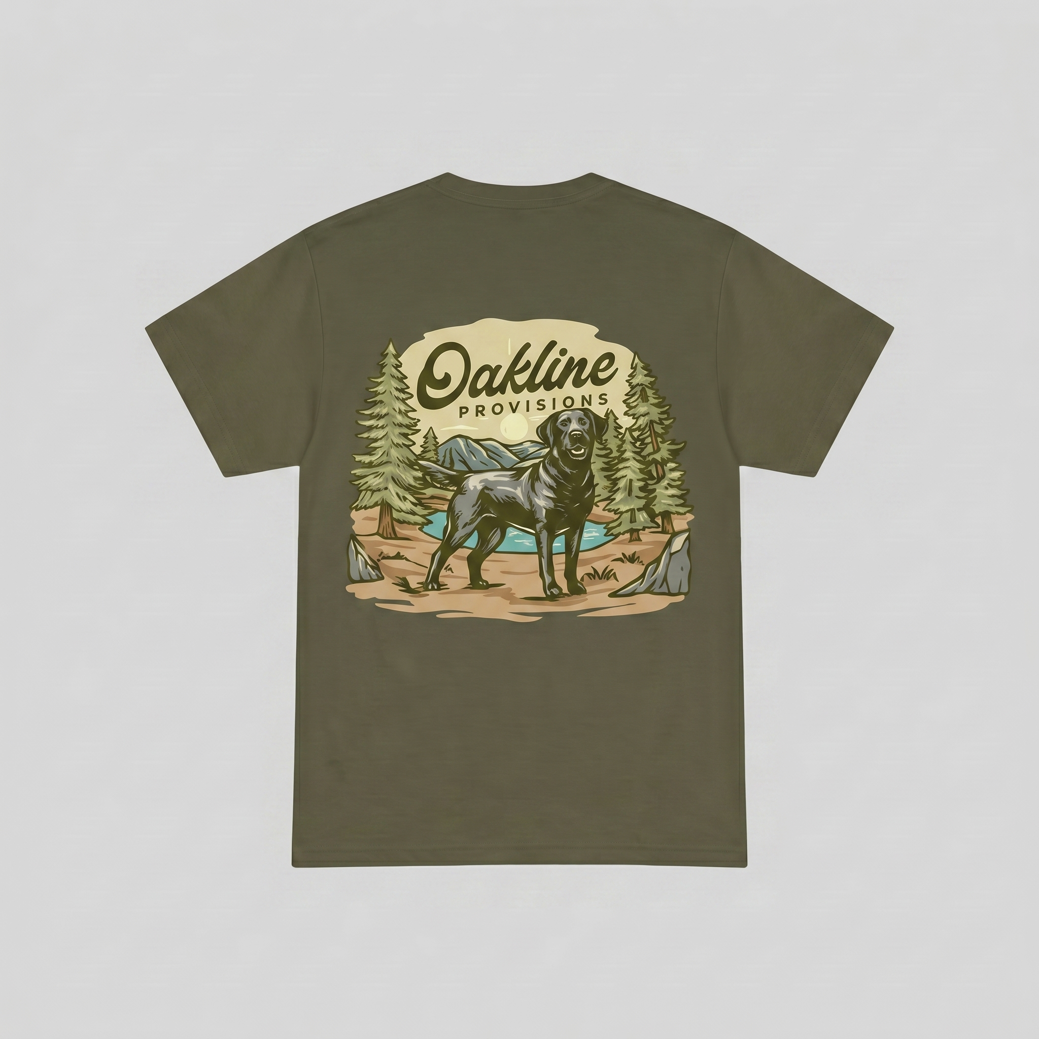 Dark Green T-Shirt — alt view